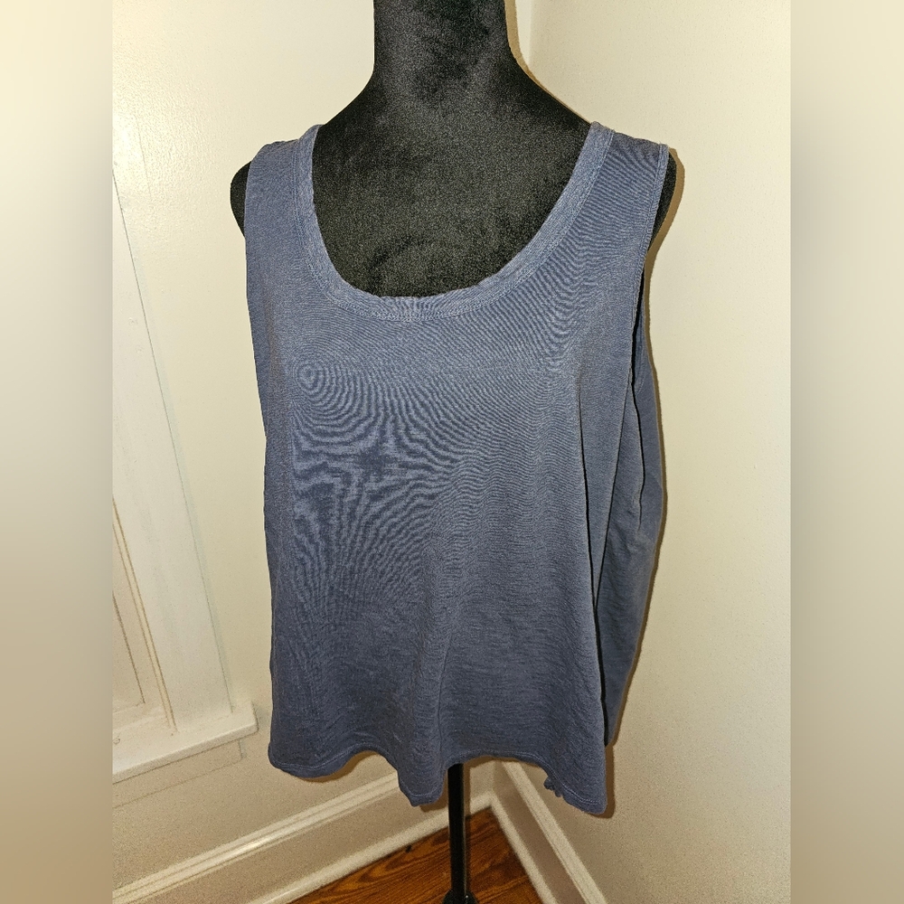 Maurices 24/7 blue tank top